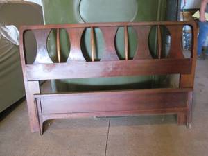 lot 57 image: vintage headboard