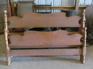 lot 58 image: vintage headboard