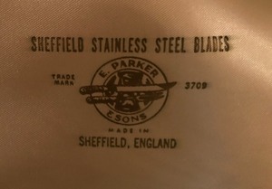 lot 123 image: Sheffield Stainless Steel Blades