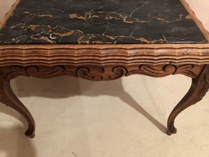 lot 145 image: Small Decorative Table with a Marble Top