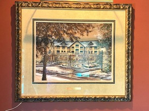 lot 15 image: Original Watercolor by Susan Amidon- The University Club of St. Paul