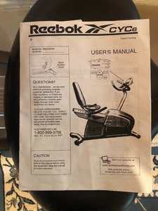 lot 183 image: Reebok CYC6 Stationary Bike