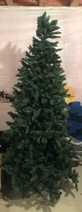 lot 211 image: Pre-Lit Christmas 7 Foot Christmas Tree