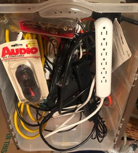 lot 217 image: Lot of Cables and Extension Cords