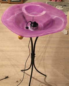 lot 233 image: Unique Purple Fountain
