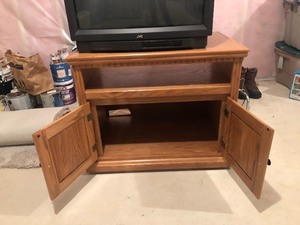 lot 277 image: Wooden Cabinet with Storage