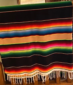 lot 248 image: Brightly Colored Throw Blanket