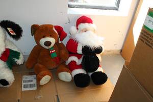 lot 76 image: Santa Claus Plush Toy, Teddy Bear Plush Toy