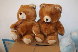 lot 95 image: Lot of (2) Bear Plush Toys