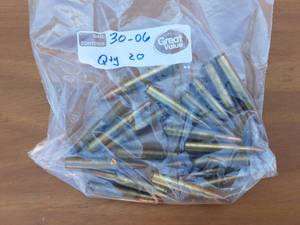 lot 10 image: Bag Of 20 30-06