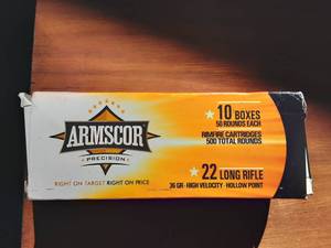 lot 17 image: 500 Rounds 22 Long Rifle