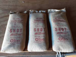 lot 28 image: 3-Unopened 25 Lb. Bags #8 Shot