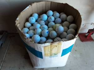 lot 35 image: Box Of Golf Balls