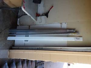 lot 40 image: 3-New Packages Of Wall Standard For Shelving