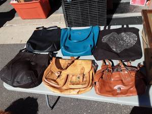 lot 46 image: Lot Of Assorted Purses, Victorias Secret Tote Bag