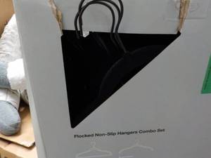 Flocked Non Slip Hangers Combo Set...