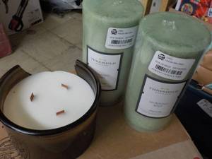 Threshold Candles- One damaged as s...