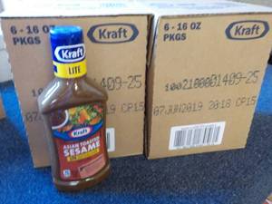 Lot of 12 - 16 oz Kraft lite Asian ...