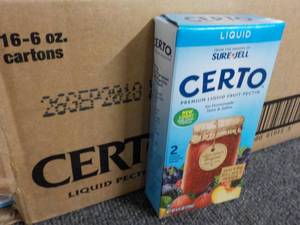 Case of 16 - 6 oz Boxes Certo Premi...