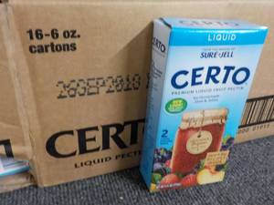 Case of 16 - 6 oz Boxes Certo Premi...