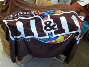 M and M Fleece Throw...