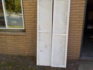 Pair of Plastic Shutter 16 x 72...