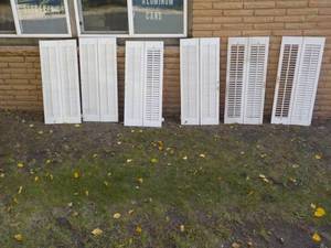 6 Sets of Plantation Wood Shutters-...