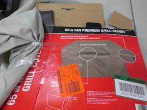 lot 5 image: 65 inch Tan Premium Grill Cover...