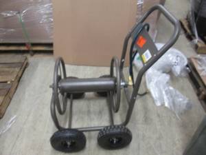 lot 9 image: Hampton Bay 4-Wheel Hose Cart open ...