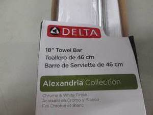 lot 27 image: Delta Alexandria 18 in. Towel Bar i...