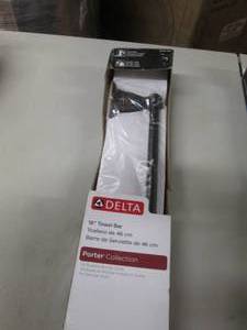 lot 30 image: Delta 18 inch Towel Bar Porter Coll...