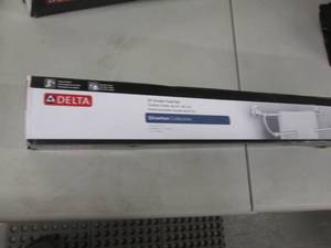 lot 53 image: Delta Silverton 24 in. Double Towel...