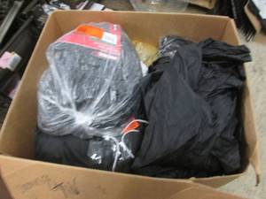 lot 130 image: Box of Assorted Open Box Grill Cove...