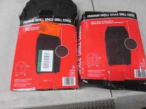 lot 133 image: 2 Premium Small Space Grill Covers...
