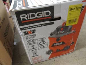 lot 144 image: Ridgid 14 Gal. 6.0-Peak HP NXT Wet...