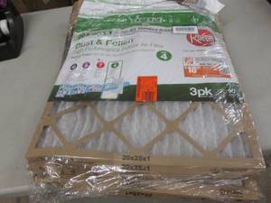 lot 183 image: 3- 20x25x1 Dust & Pollen Indoor Air...