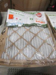 lot 214 image: 3- 20x25x1 Dust & Pollen Indoor Air...