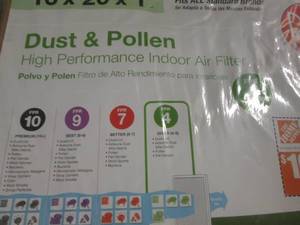 lot 216 image: 3- 16x25x1 Dust & Pollen Indoor Air...