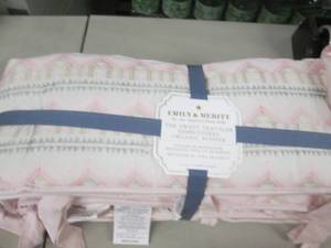 lot 271 image: Pottery Barn Sweet Traveler Embroid...