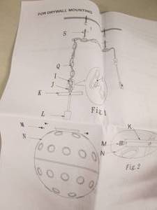 lot 279 image: Pottery Barn Kids Planet Pendant Pl...