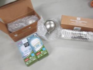 lot 315 image: Light Bulbs, Finials, Curtain Rings...