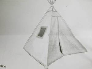 lot 328 image: Pottery Barn Kids Mini Teepee White...