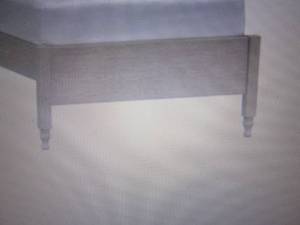 lot 336 image: Juliette Twin White Footboard...