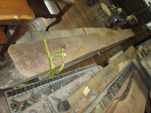 lot 3 image: Huge Wood Walnut Slab 194 X 12 X ...