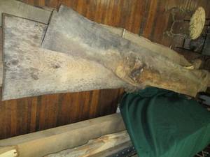 lot 6 image: (2) Walnut Wood Slabs 1  136, 1 ...