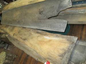 lot 8 image: (2) Wood Pieces 1  105 X 15,  1 ...