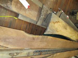 lot 9 image: (2) Wood Slabs 1  125 X 12, 1  ...