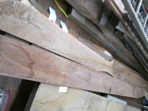 lot 13 image: (2) Large Wood Pieces 156 X 12, &...