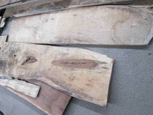 lot 26 image: (2) Wood Pieces 87 X 21, 87 X 21...