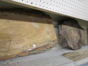 lot 33 image: (2) Wood Pieces 22X15X2, 30X16...